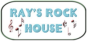 Ray's Rock House neonmerkki vektori kuva