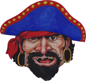 Realist pirat ilustrare