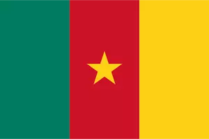Republik Kamerun Flagge Vektor-illustration