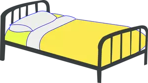 Un lit simple