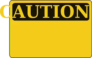Sinal de advertência em branco imagem vetorial amarelo