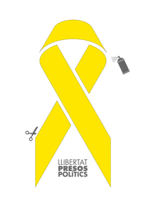 Stencil di nastro giallo