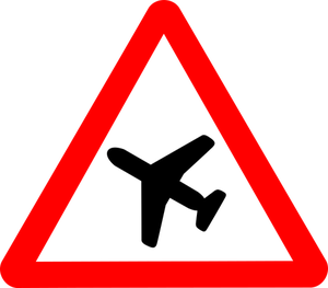 Roadsign aeroplano