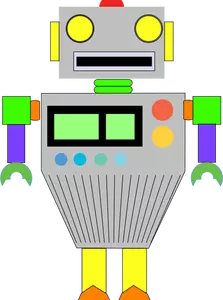 Colorful robot image