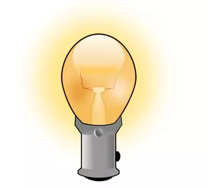 Light bulb vector image