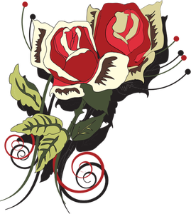 Růže dekorace
