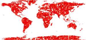 フリー クリップ アート世界地図ベクトル パブリックドメインのベクトル