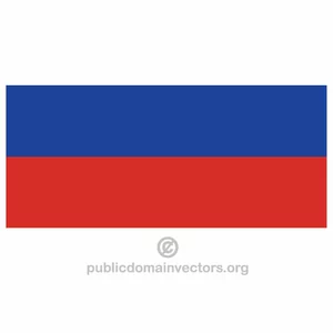 Bandera rusa vector