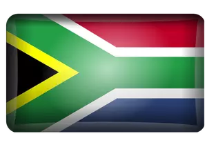 Drapeau du format vectoriel en Afrique du Sud