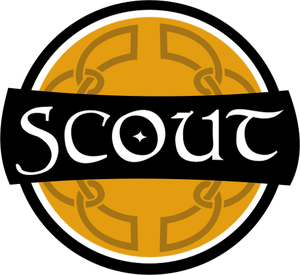 Scout Keltische teken vector illustraties