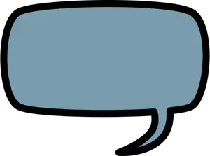 Image vectorielle de couleur speech bubble
