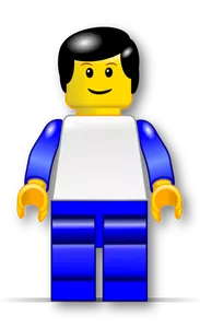 Lego man vectorafbeeldingen