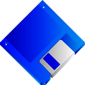 Disketa bez popisku vektorový obrázek
