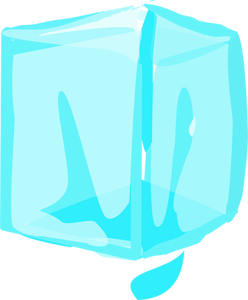 Immagine vettoriale cubo di ghiaccio