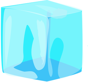 Ice cube vector clipart