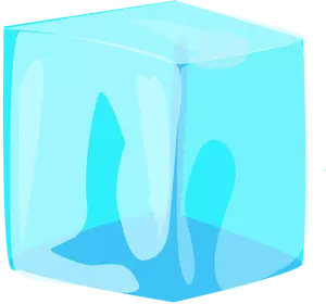 Ice cube vektorgrafikk utklipp