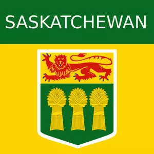 Terytorium prowincji Saskatchewan symbol wektor clipart