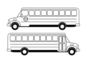 School bus vector drawing