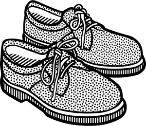 Clipart vectoriels de boutonneuses chaussures