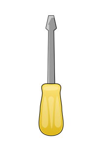 Yellow screwdriver