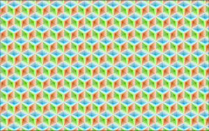 Isometric cube background