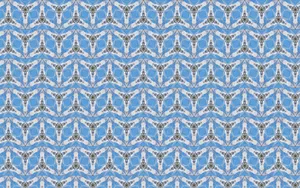 Blå geometriska mönster