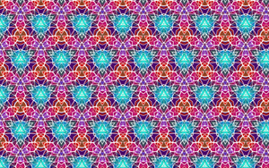Diamanten in een gekleurde patroon