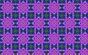 Naadloze patroon met paarse zeshoeken