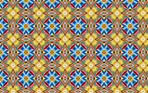 Psychedelische kleurrijke patroon