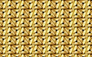 Triángulos de oro sin fisuras patrón vector de la imagen