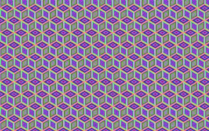 Kleurrijke kubussen patroon