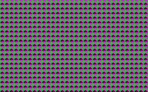 Violet en groen driehoekig patroon