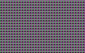 Violet and green triangular pattern