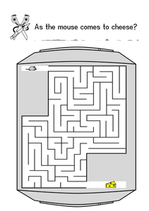 Labyrinth für Kinder-Vektor-illustration