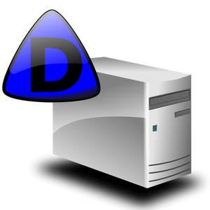 Domain server icon vector image