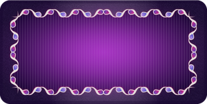 Miniaturi de vector de fundal violet cu chenar dreptunghiular