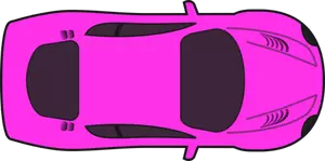 Pink racing car vector clip art