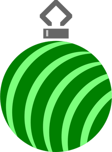 Gestreept groen bal