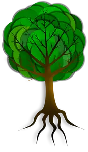 Immagine vettoriale albero