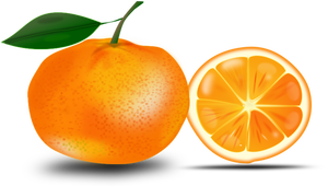 Oransje og en skive