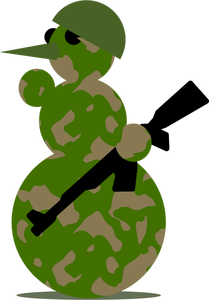 Gráficos del vector muñeco soldado