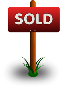 Sold Vector Sign