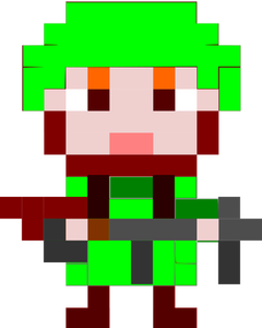 Pixel soldat