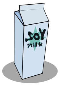 Karton mleka sojowego
