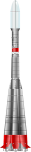 Soyuz rocket vector clip art