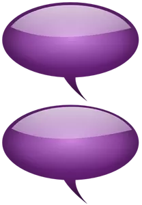 Purple cloud formet bildeforklaringer vektorgrafikk