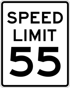 Maximale snelheid 55