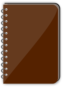 Spiraal notebook vectorillustratie