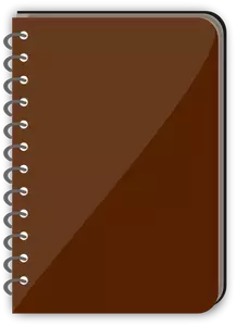 Spiral notebook vector illustration