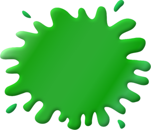 Obraz wektor zielony splat